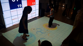 數字展館中互動地面投影游戲的功能分析